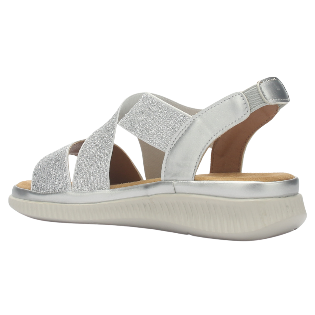 Sandalia Mujer Chalada Malibu-1 Plateado Casual