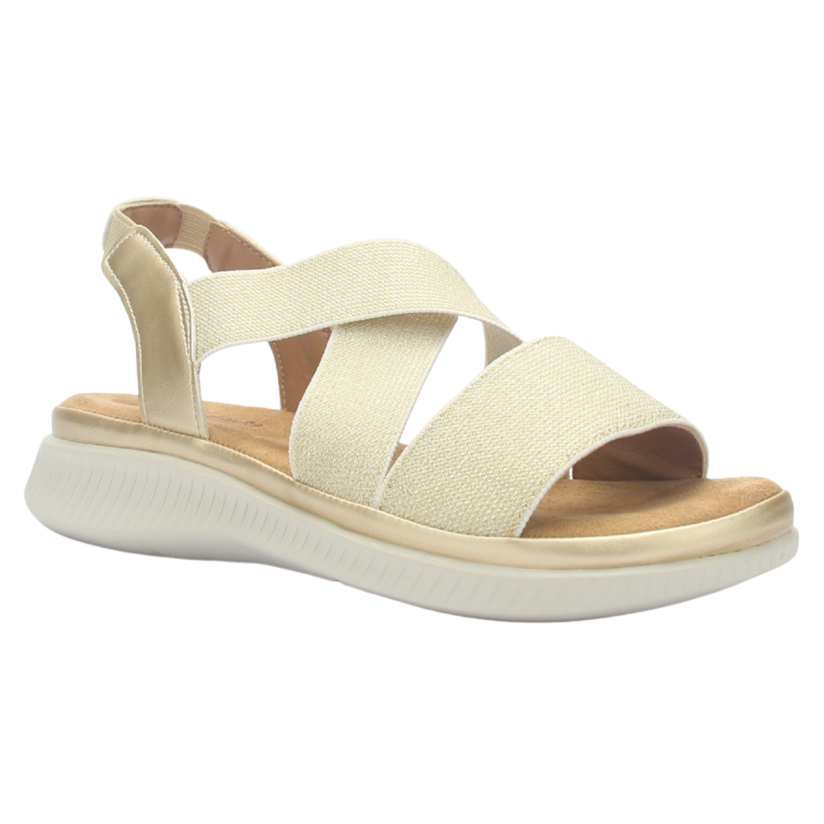 Sandalia Mujer Chalada Malibu-1 Dorado Casual