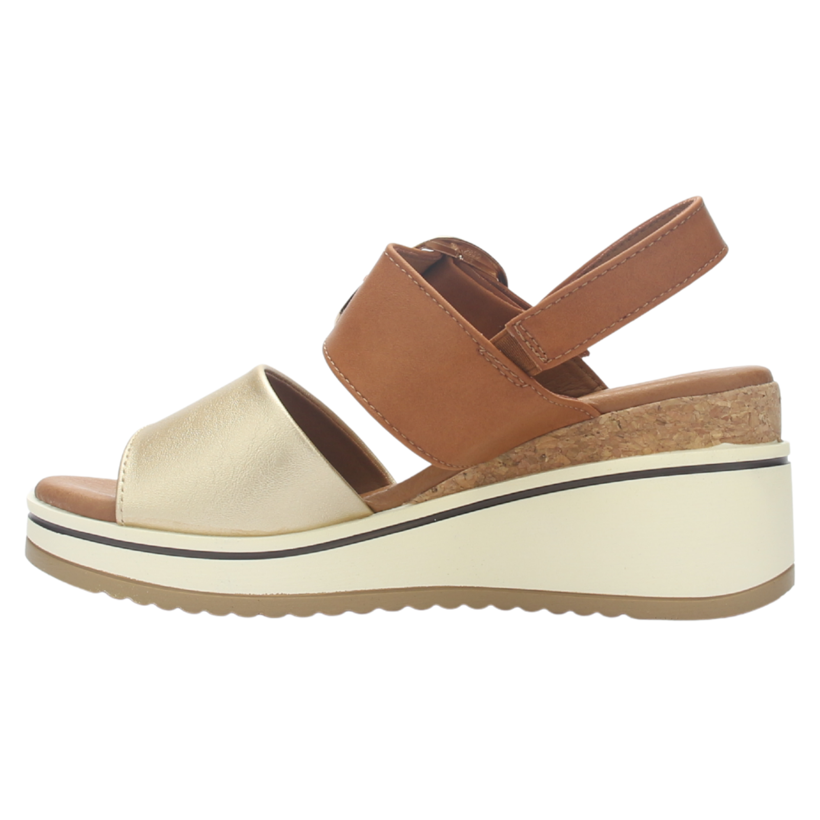 Sandalia Mujer Chalada Monaco-1 Dorado Casual