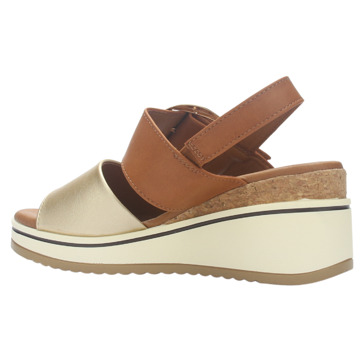 Sandalia Mujer Chalada Monaco-1 Dorado Casual