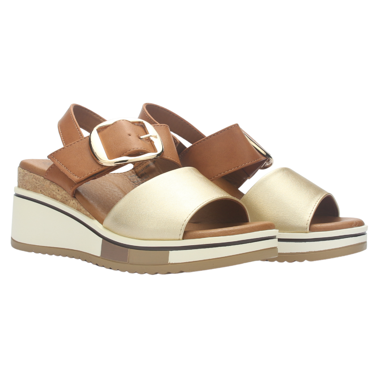 Sandalia Mujer Chalada Monaco-1 Dorado Casual