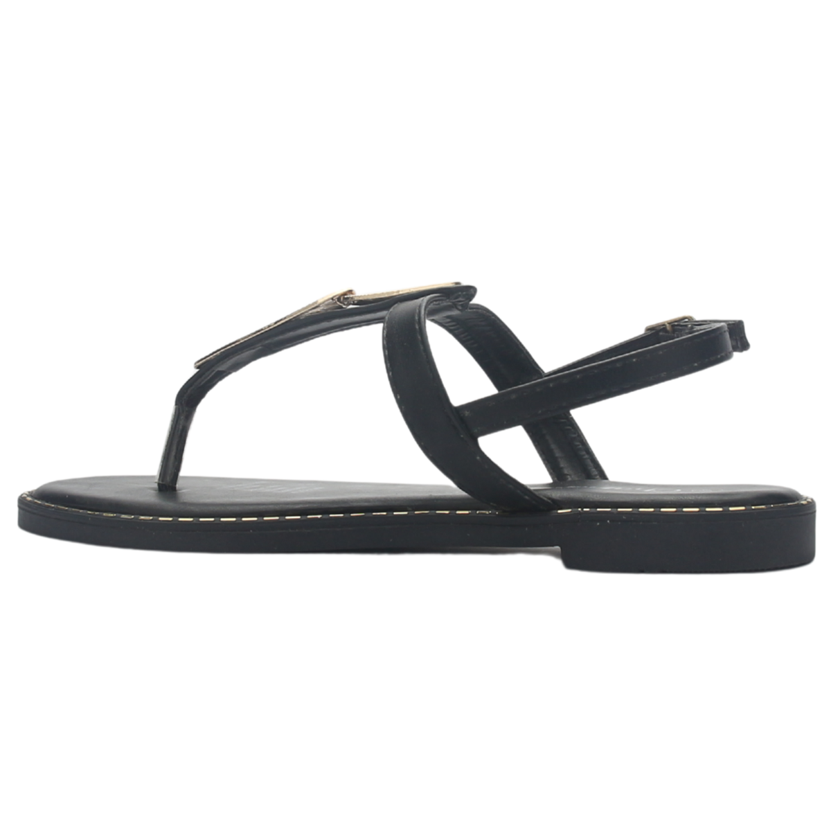 Sandalia de Mujer de color Negro Casual Chalada Buckel-4