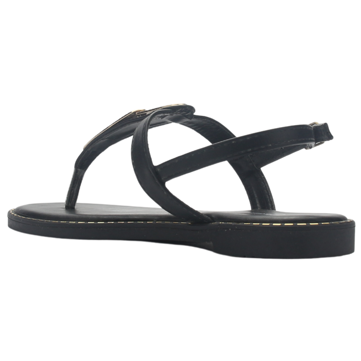 Sandalia de Mujer de color Negro Casual Chalada Buckel-4