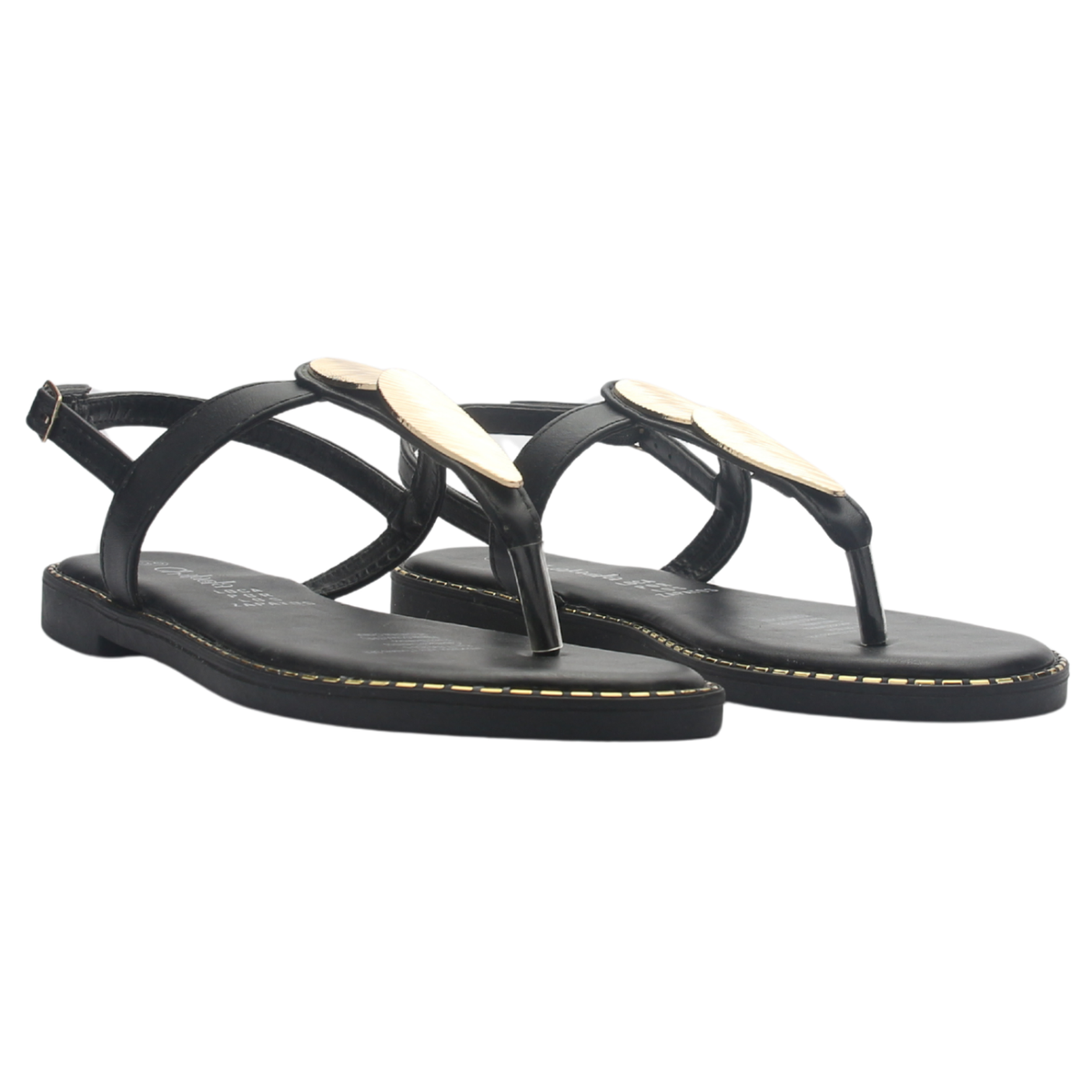 Sandalia de Mujer de color Negro Casual Chalada Buckel-4