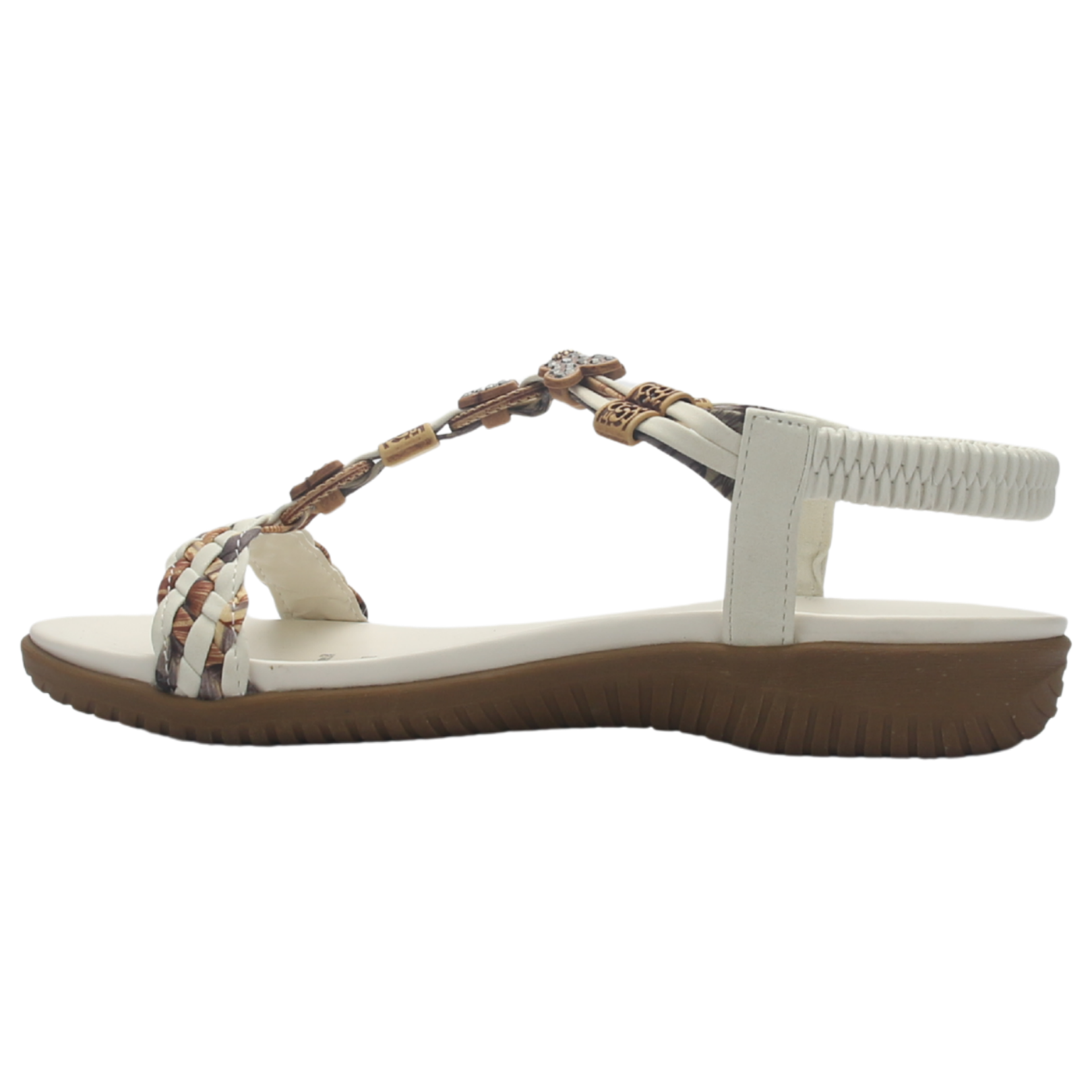 Sandalia de Mujer de color Blanco Casual Chalada Clara-11