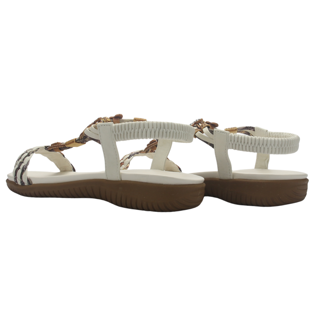 Sandalia de Mujer de color Blanco Casual Chalada Clara-11