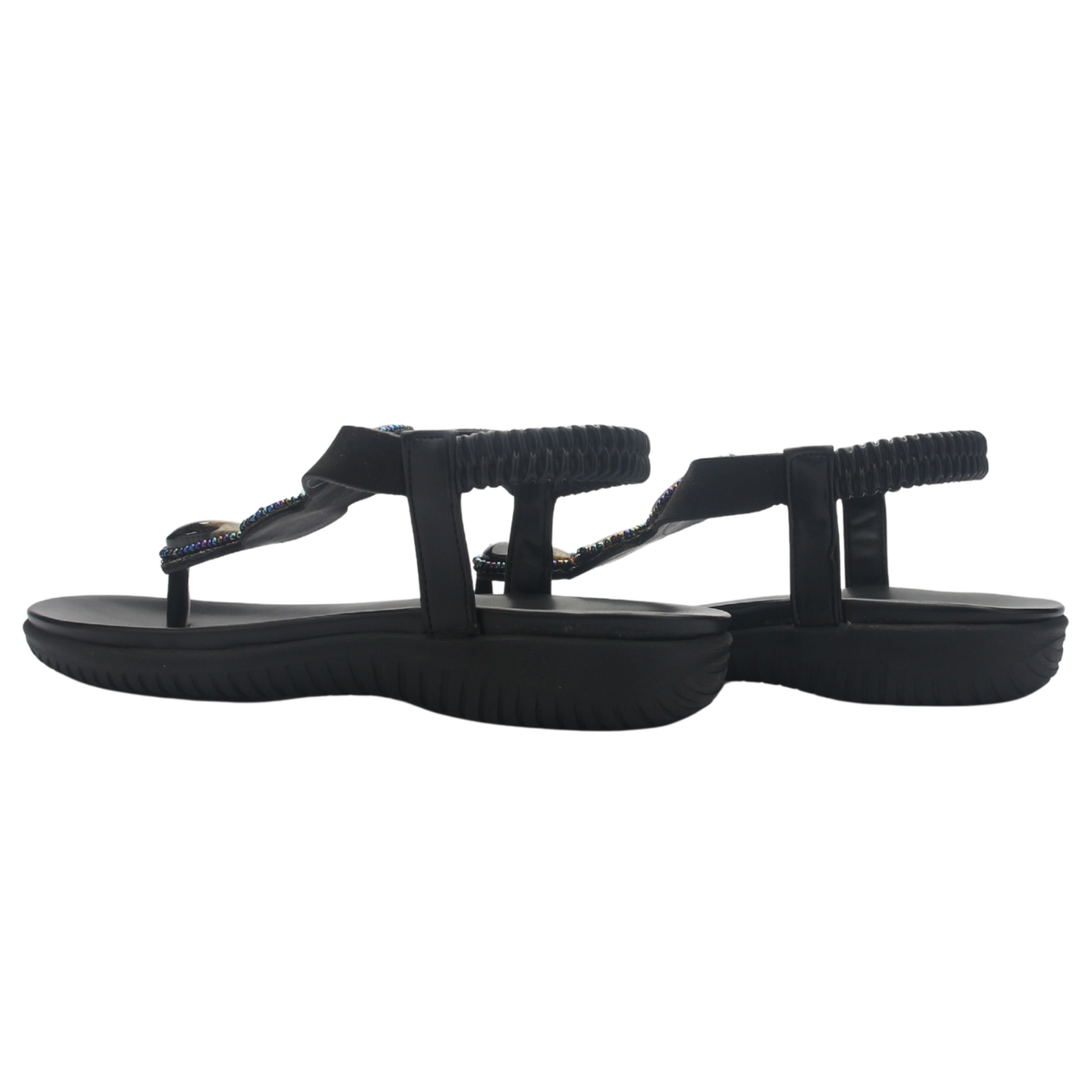 Sandalia de Mujer de color Negro Casual Chalada Clara-12