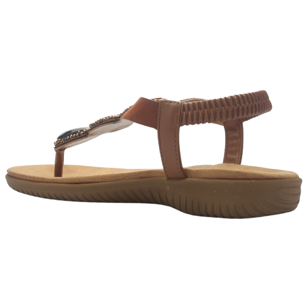 Sandalia de Mujer de color Camel Casual Chalada Clara-12