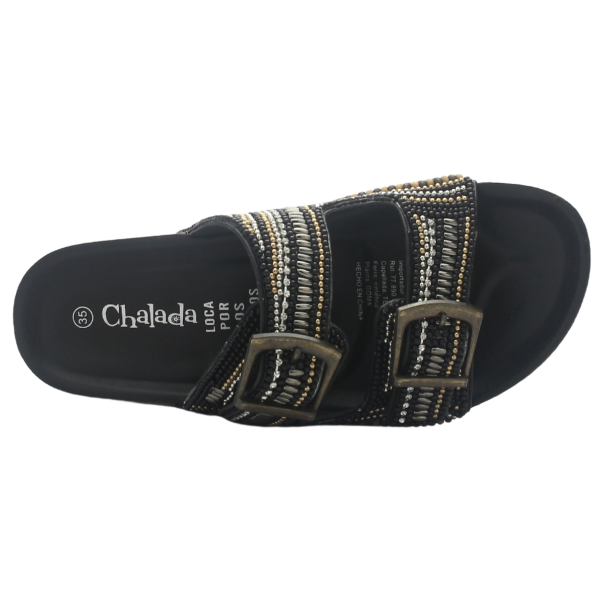 Sandalia de Mujer de color Negro Casual Chalada Doit-20