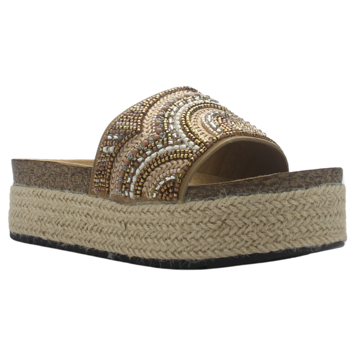 Sandalia de Mujer de color Beige Casual Chalada Stork-11