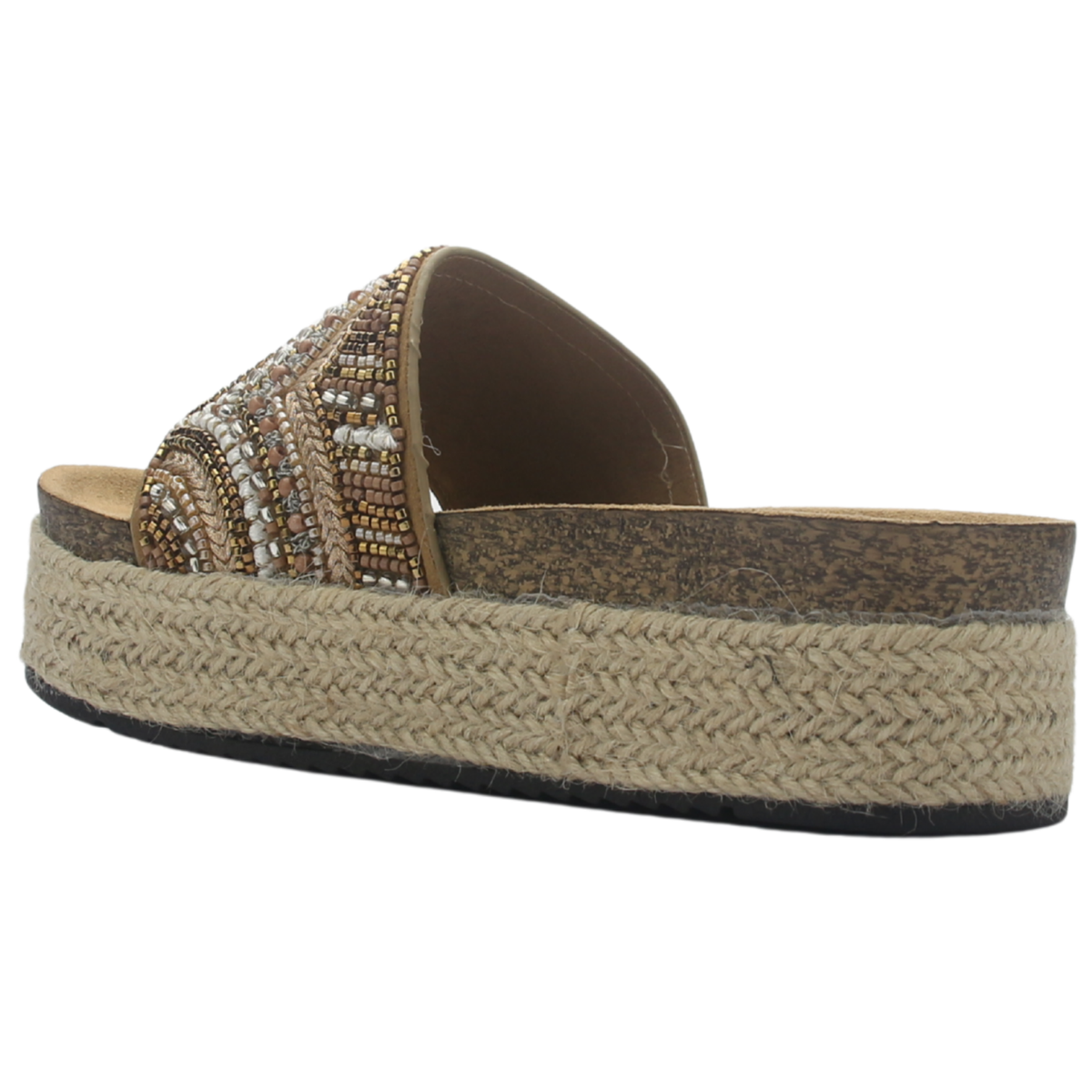 Sandalia de Mujer de color Beige Casual Chalada Stork-11