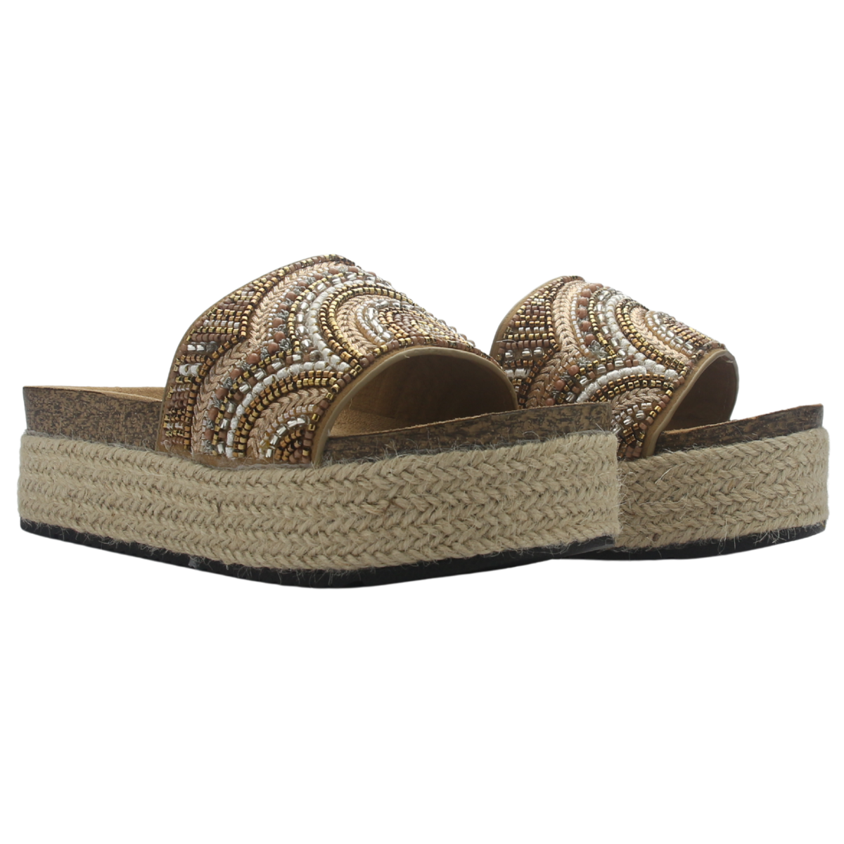 Sandalia de Mujer de color Beige Casual Chalada Stork-11