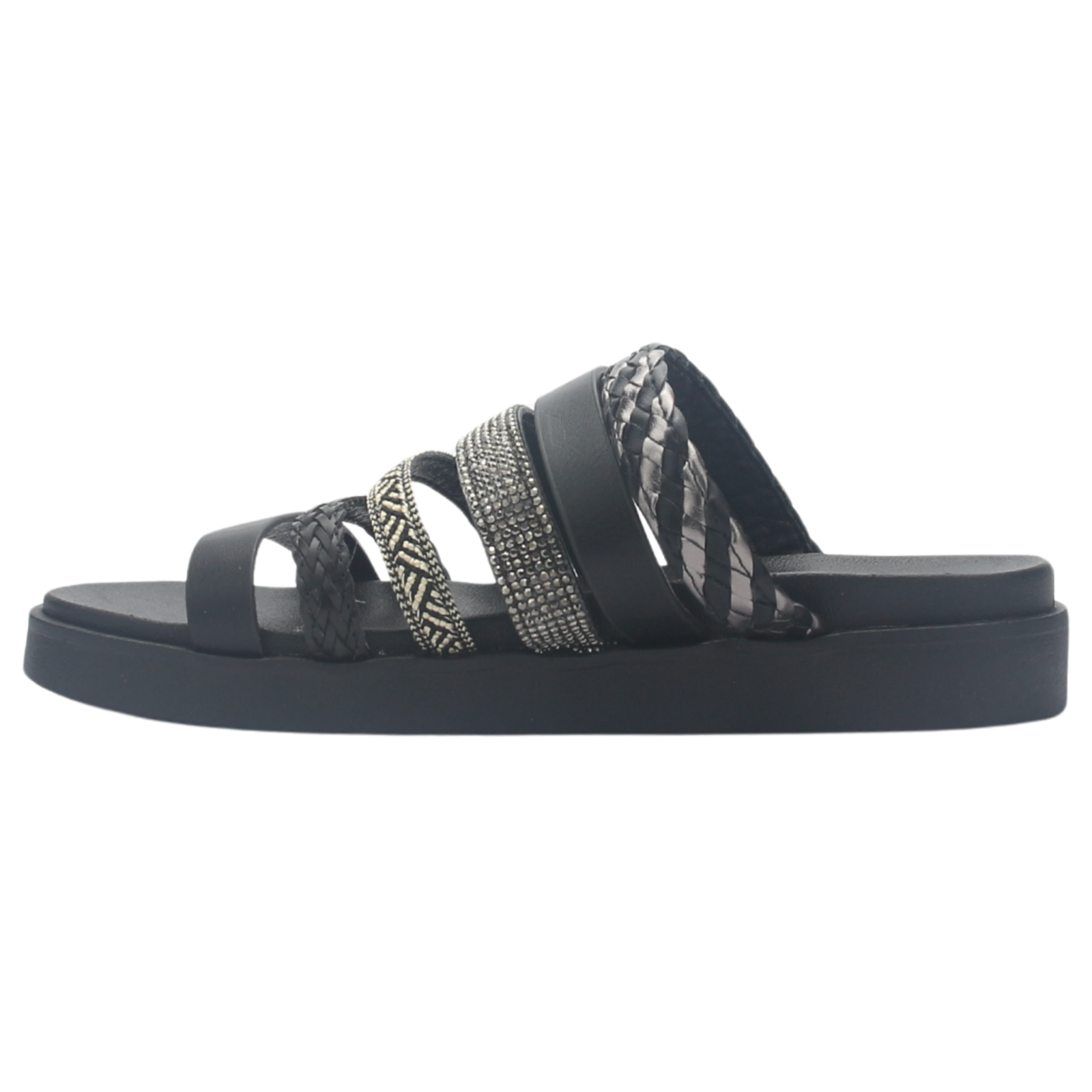 Sandalia de mujer Negro Casual Chalada Genova-5