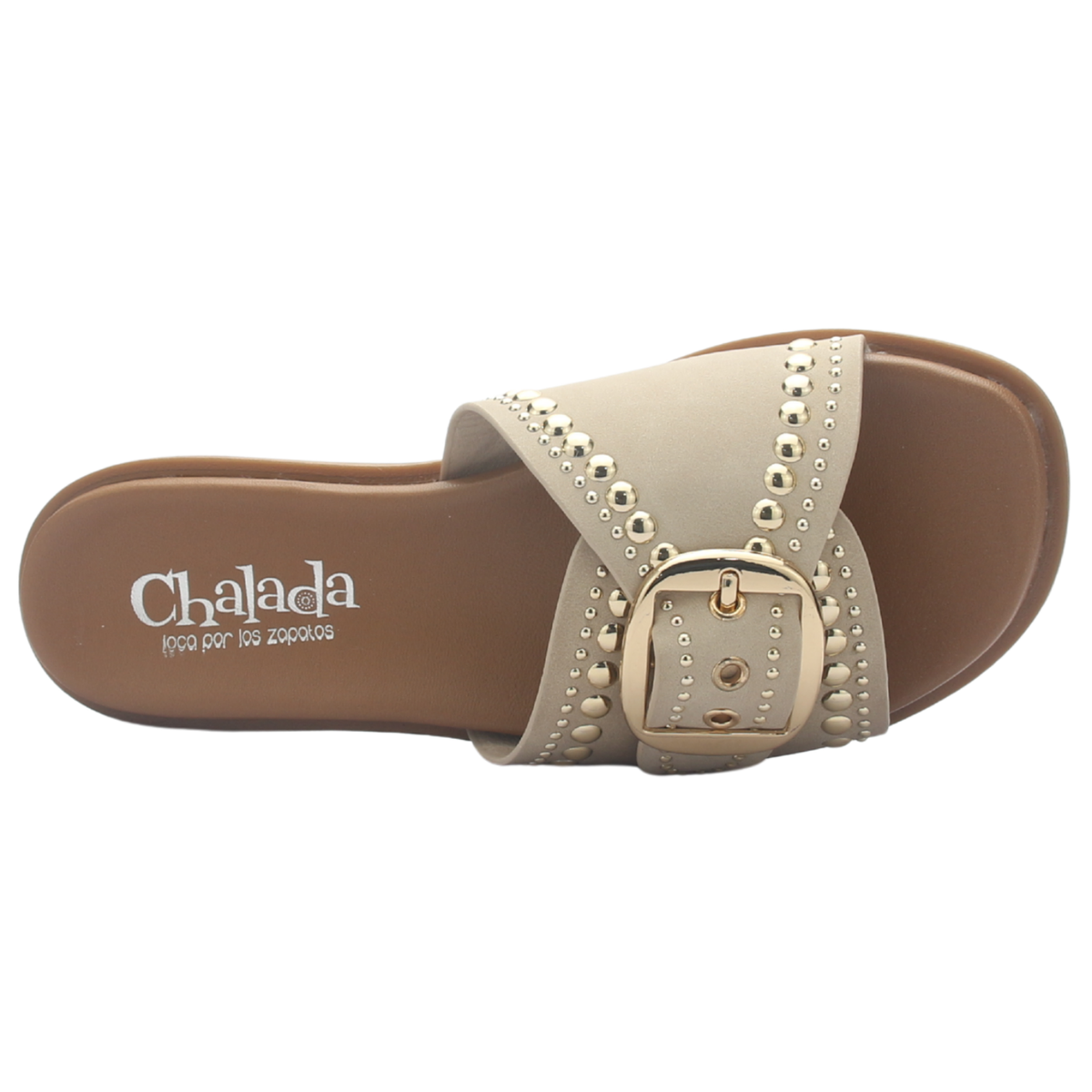 Sandalia de mujer Beige Casual Chalada Genova-6
