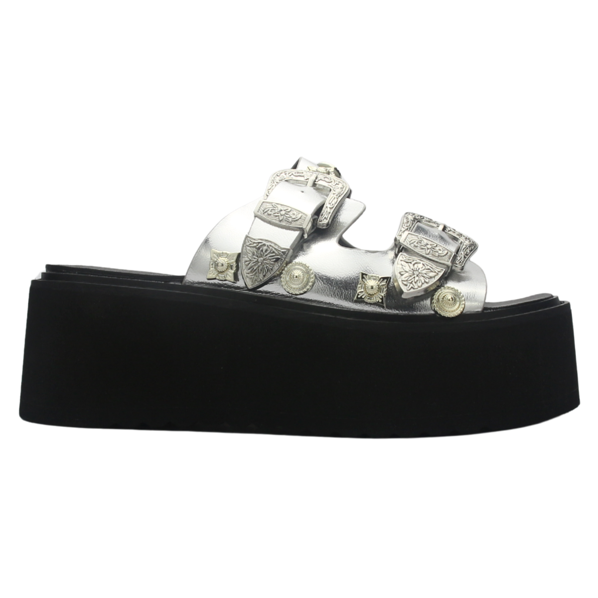 Sandalia de mujer Plateada Casual Chalada Way-20