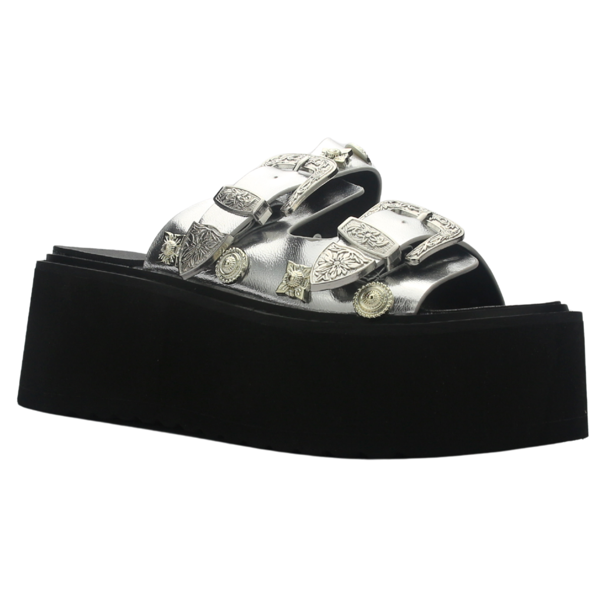 Sandalia de mujer Plateada Casual Chalada Way-20