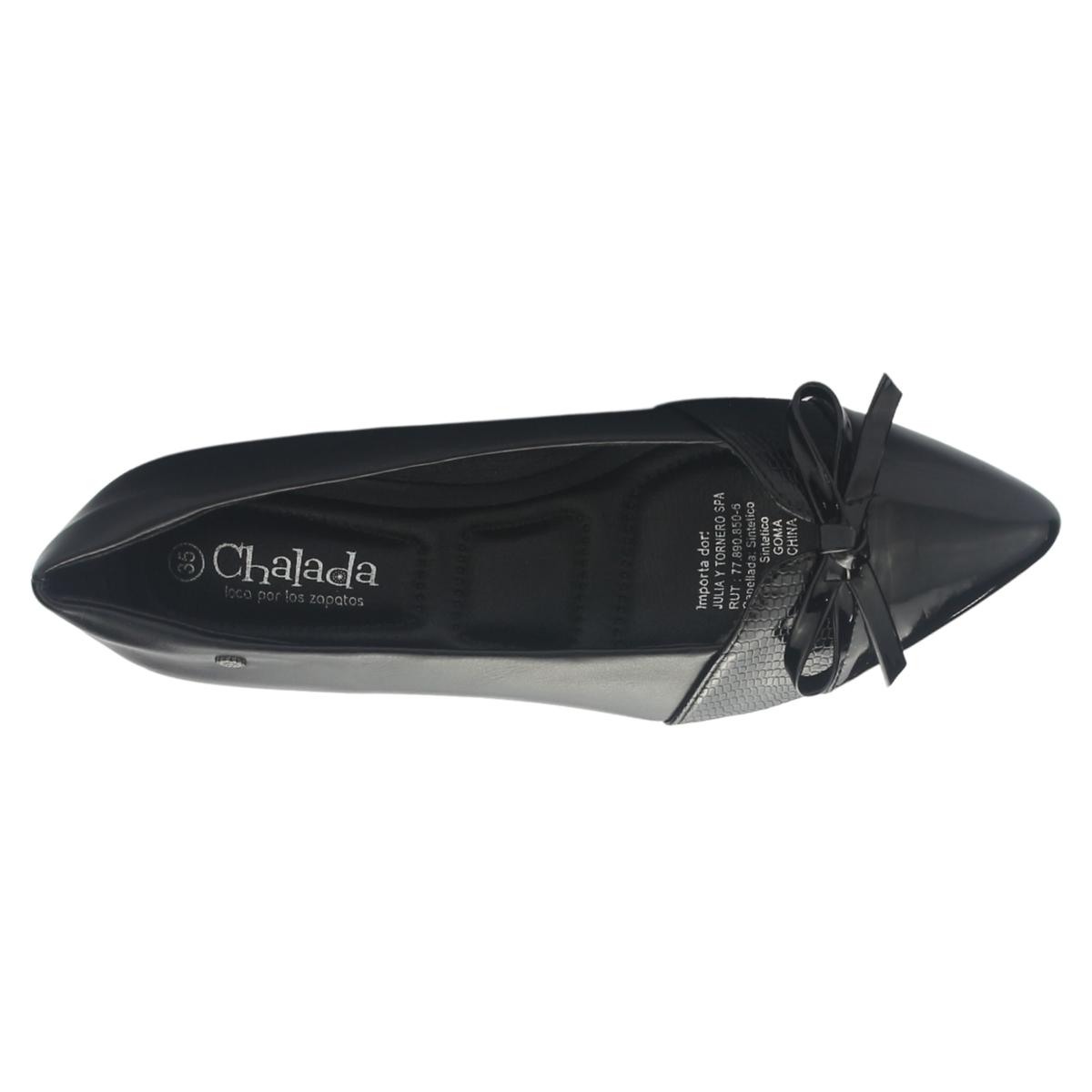 Ballerina Mujer Chalada Mercnew-10 Negro Casual