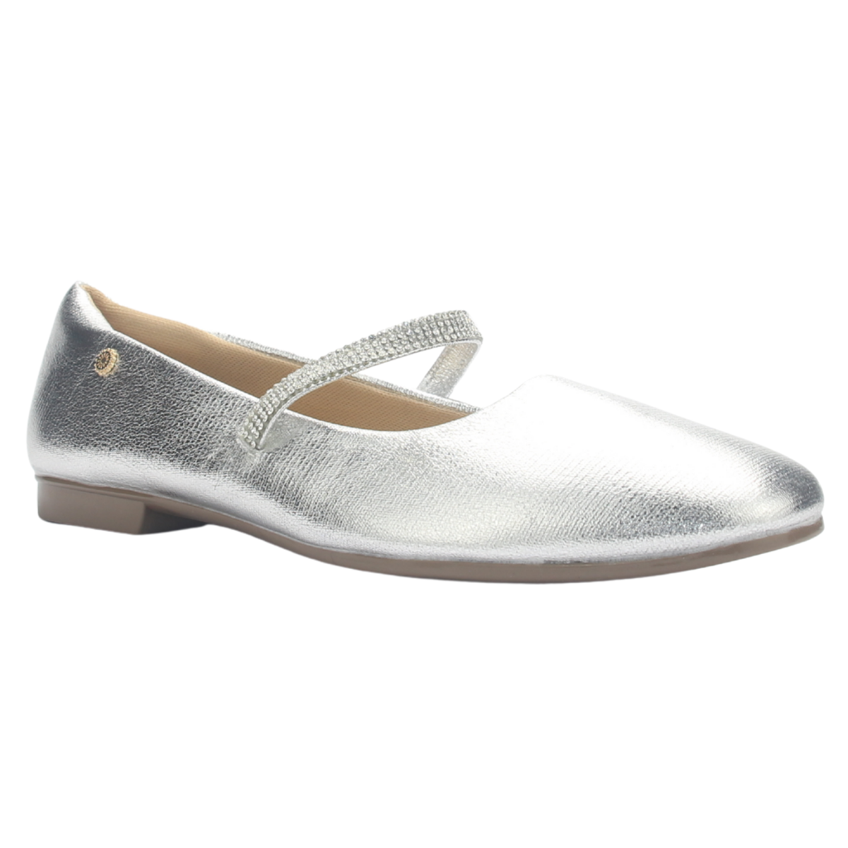 Ballerina Mujer Chalada Nazzer-8 Plateado Casual