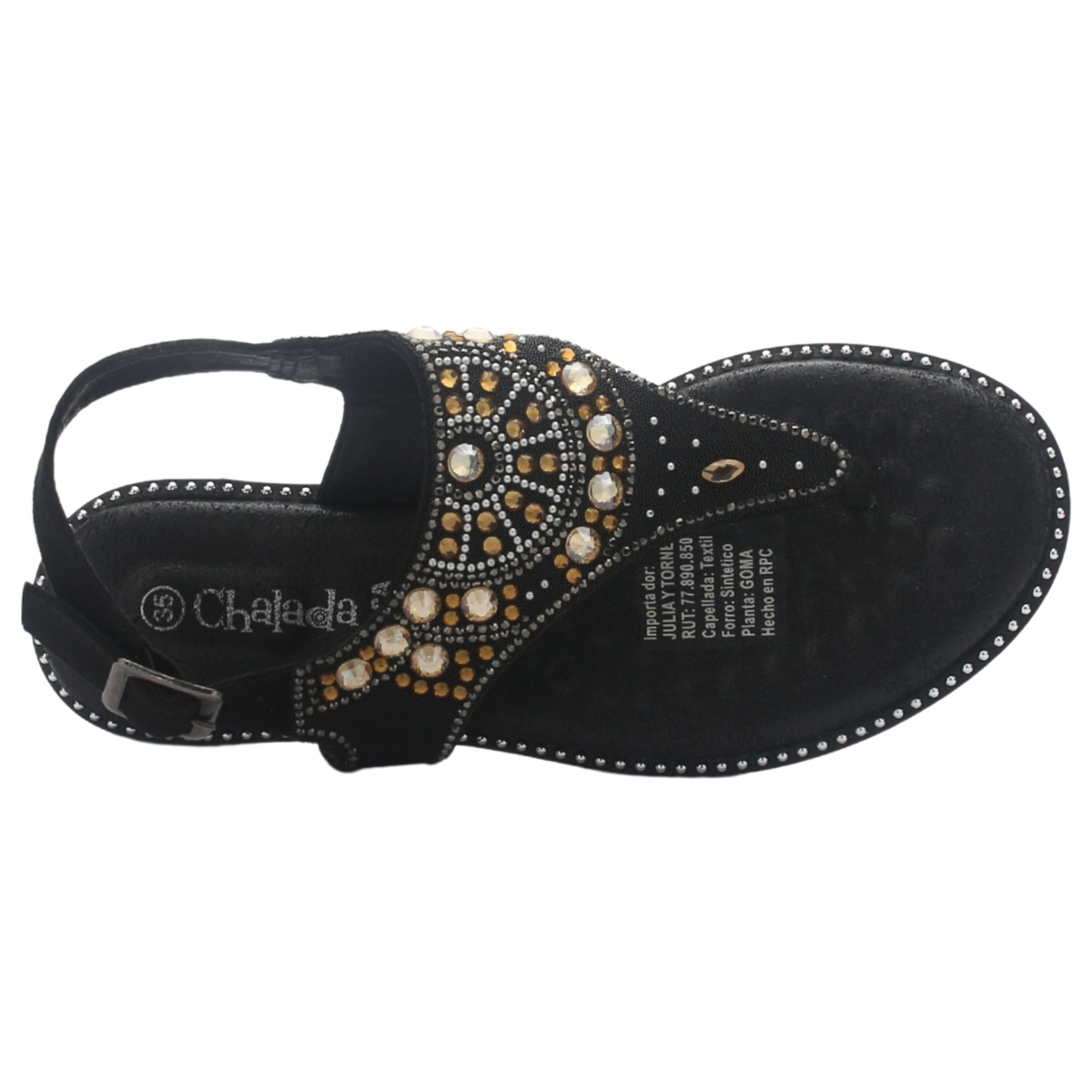 Sandalia de Mujer de color Negro Casual Chalada Angui-2