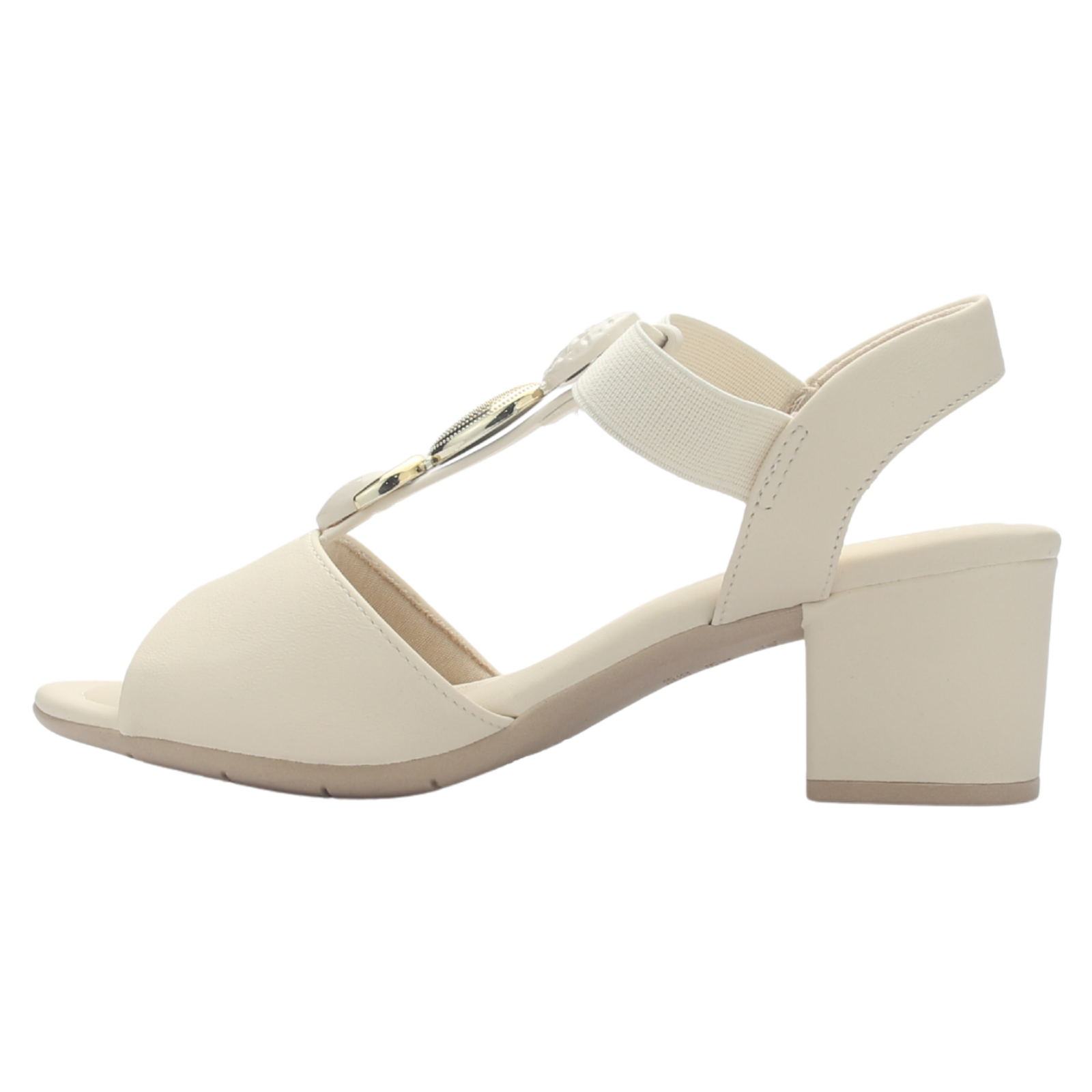 Sandalia Mujer Beige Claro Comfortflex 2557403 Casual