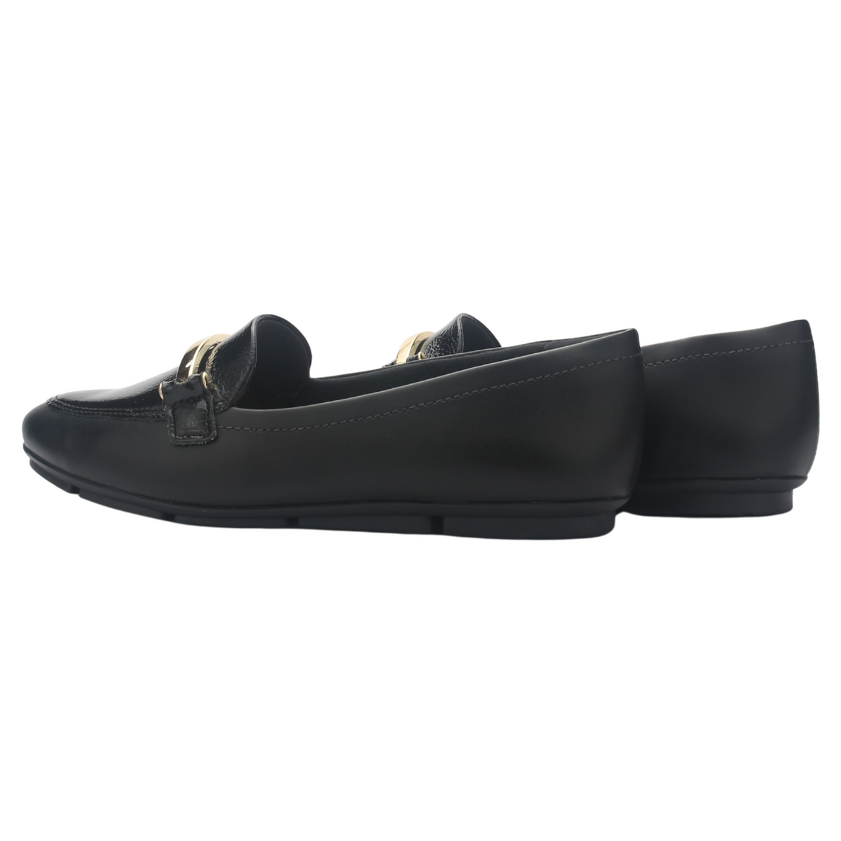 Mocasin Mujer Negro Comfortflex 2563404 Casual