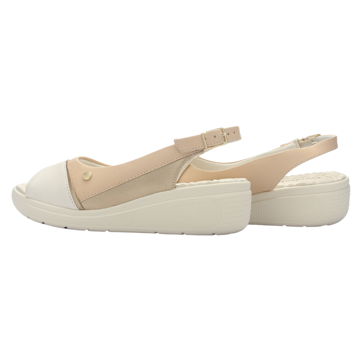 Sandalia Mujer Beige Comfortflex 2586405 Casual