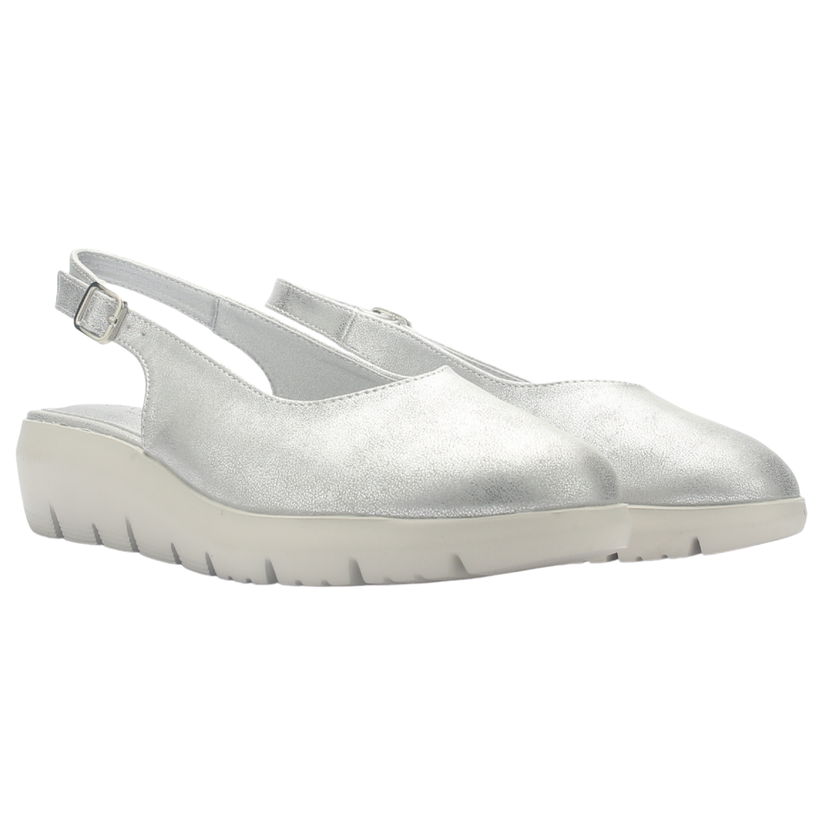 Zapato de mujer Plateado Casual Chalada Marfak-1