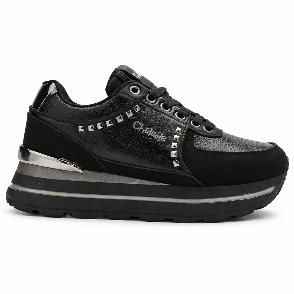Zapatilla Negro Mujer Urbano Chalada Orbit