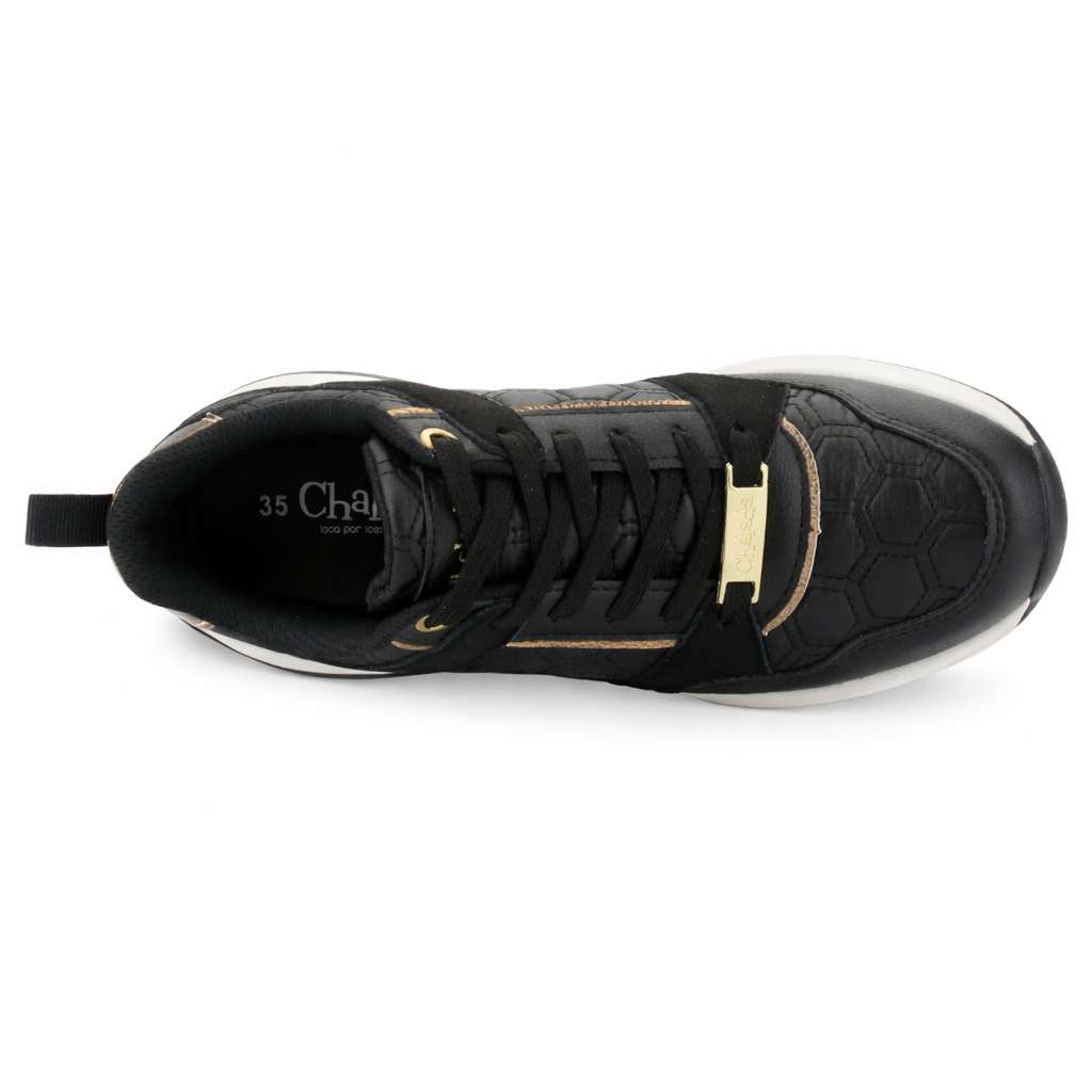 Zapatilla Negro Mujer Casual Chalada Joka