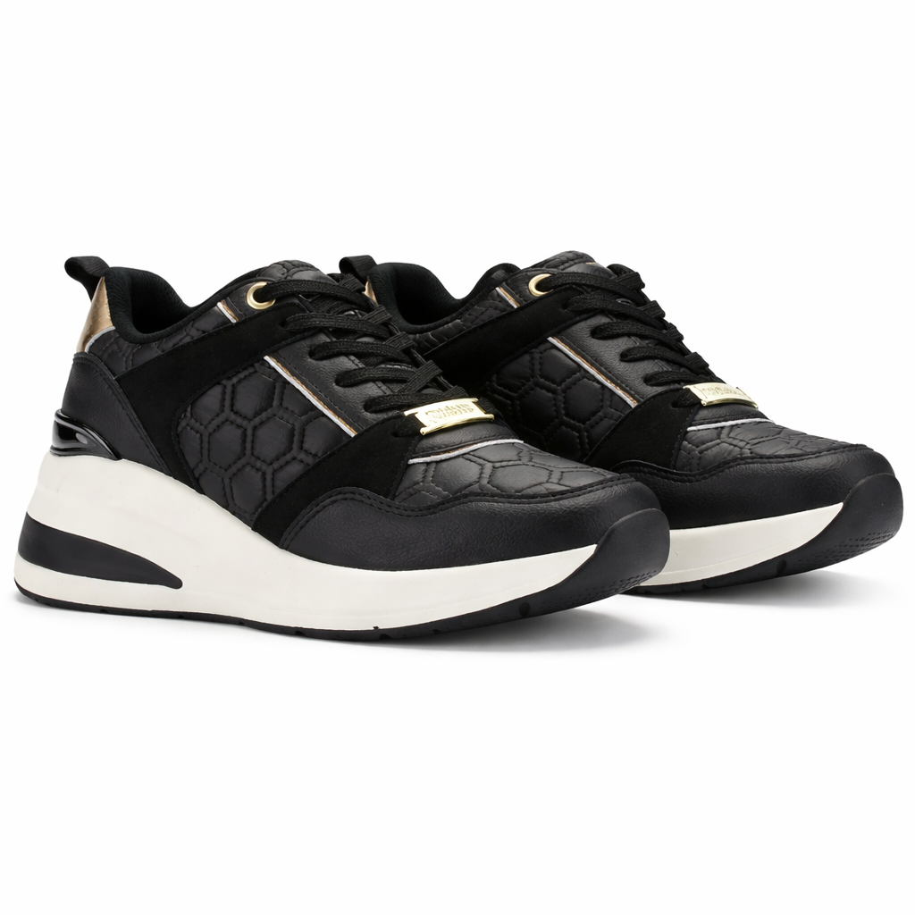 Zapatilla Negro Mujer Casual Chalada Joka