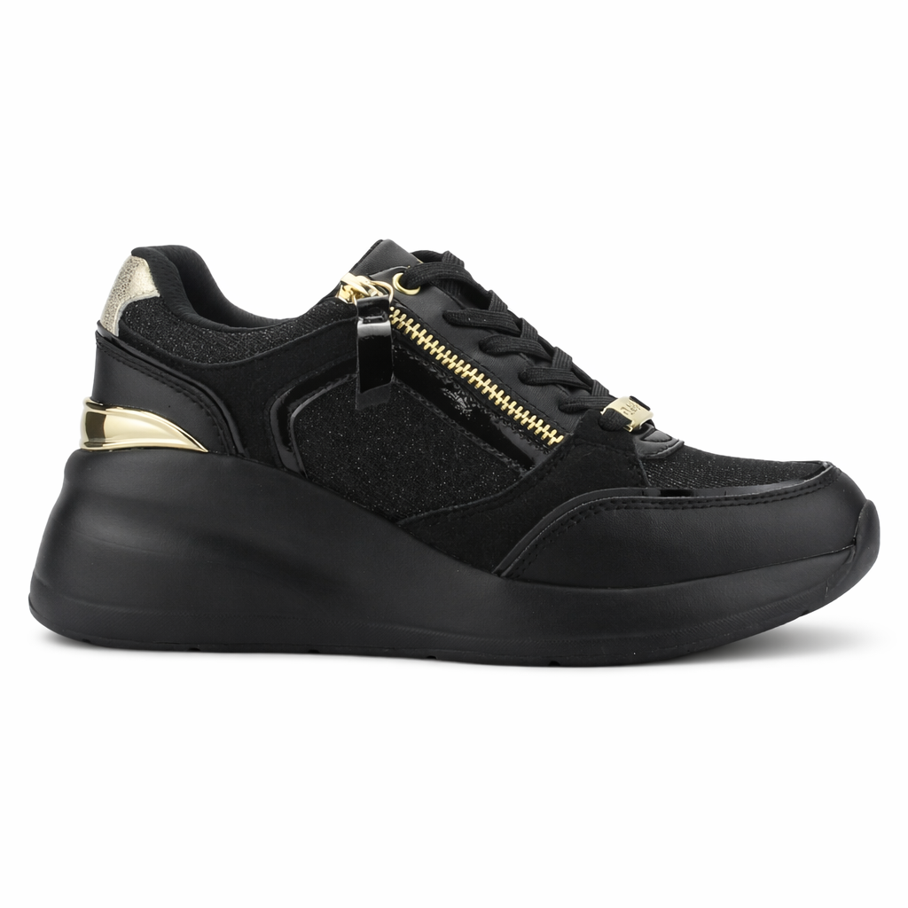 Zapatilla Negro Mujer Casual Chalada Joka