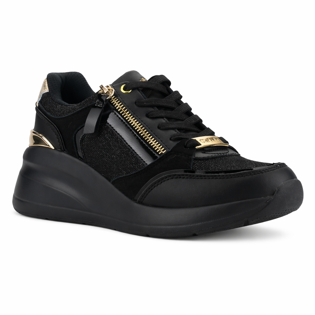Zapatilla Negro Mujer Casual Chalada Joka