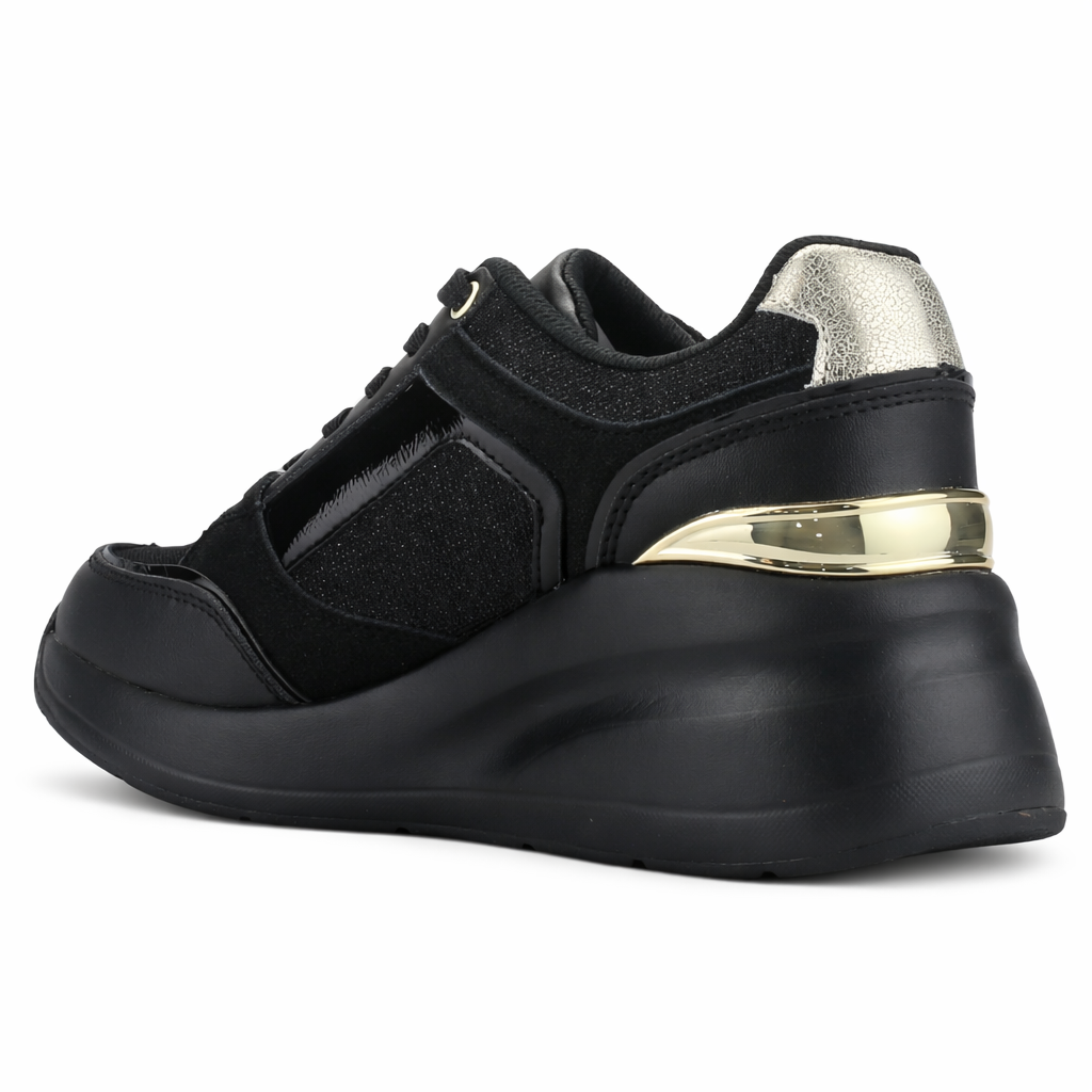 Zapatilla Negro Mujer Casual Chalada Joka