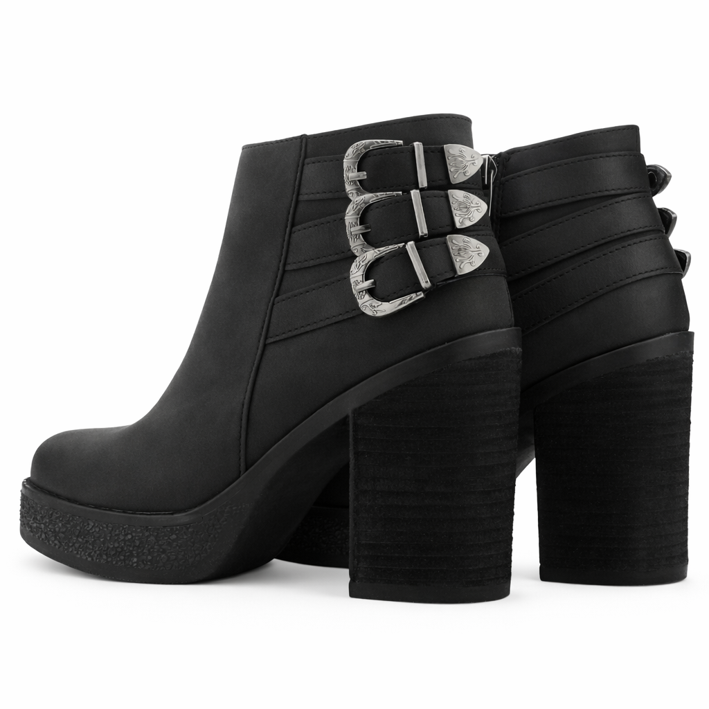 Botin Negro Mujer Casual Chalada Ella