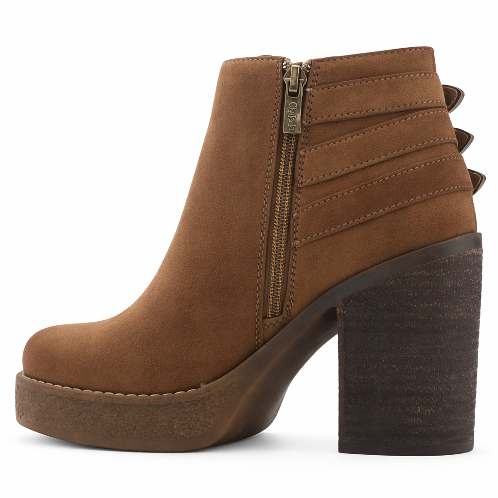 Botin Tostado Mujer Casual Chalada Ella