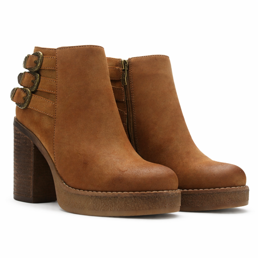 Botin Tostado Mujer Casual Chalada Ella