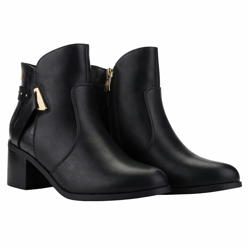 Botin Negro Mujer Casual Chalada Diva