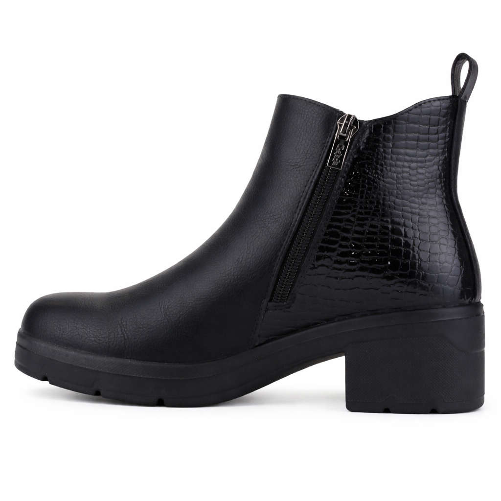 Botin Negro Mujer Casual Chalada Madena