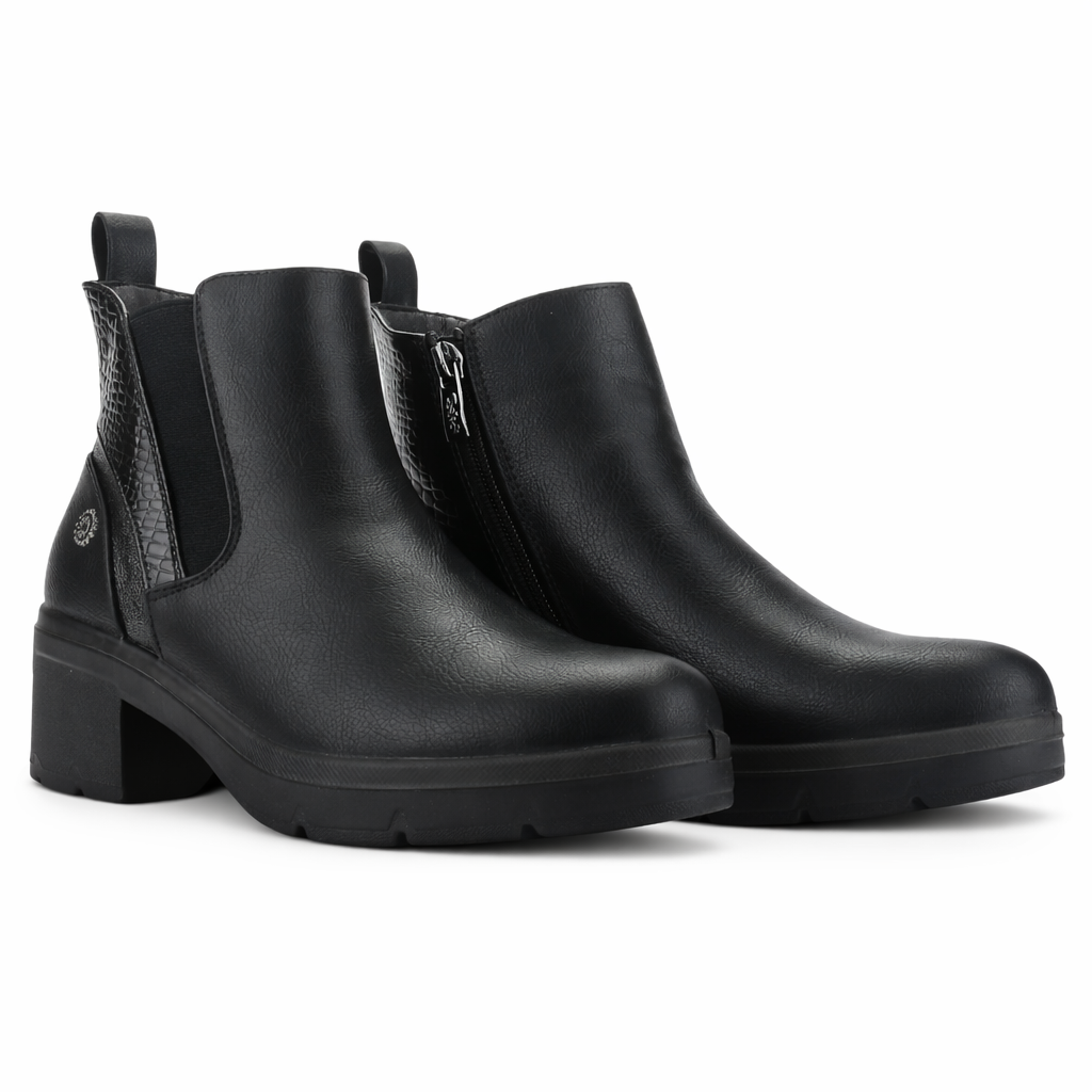 Botin Negro Mujer Casual Chalada Madena