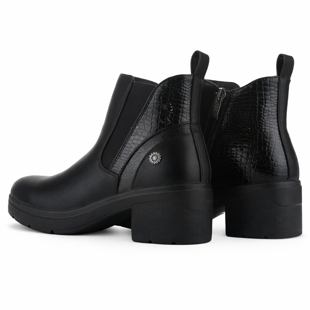 Botin Negro Mujer Casual Chalada Madena