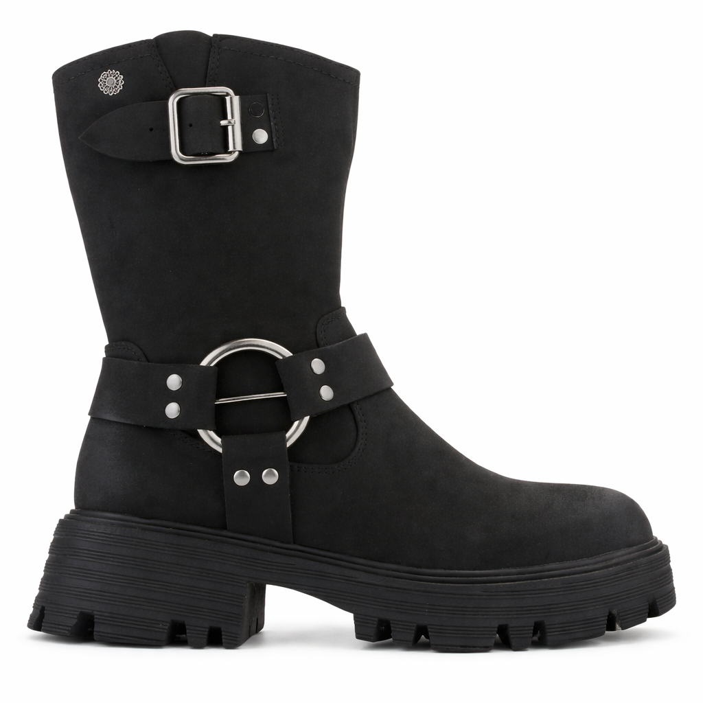 Bota Negro Mujer Casual Chalada Messa