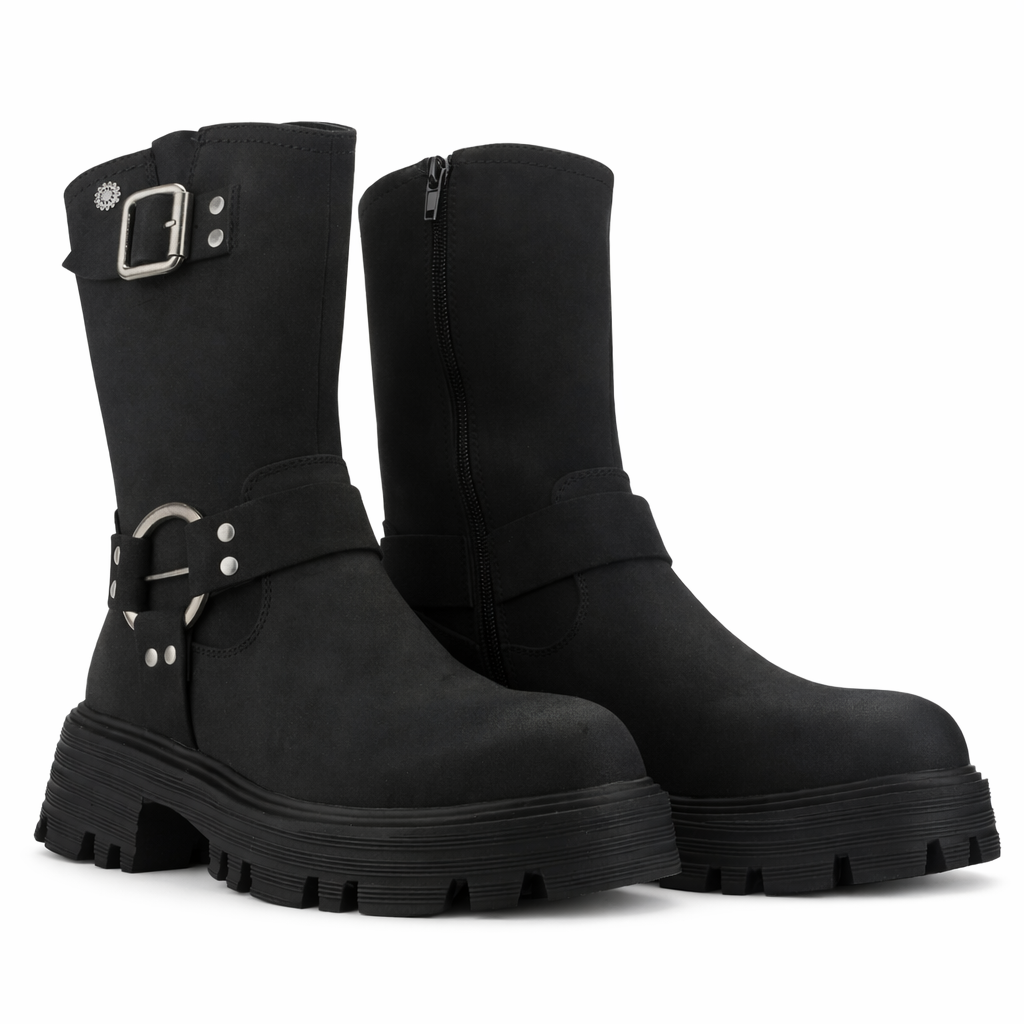 Bota Negro Mujer Casual Chalada Messa