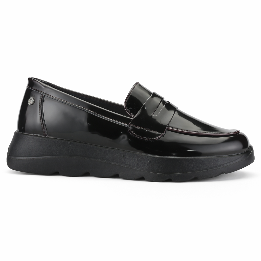 Mocasin Burdeo Mujer Casual Chalada Onix