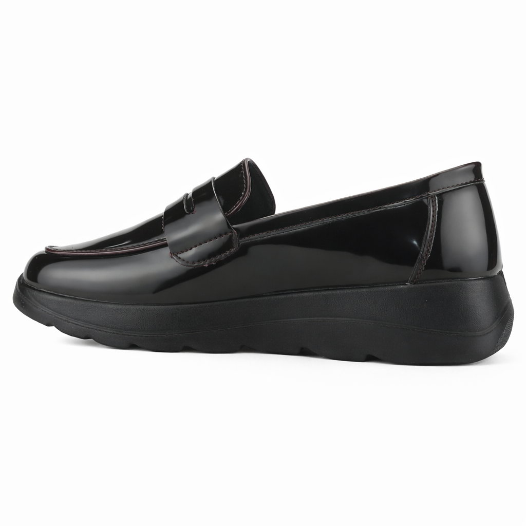 Mocasin Burdeo Mujer Casual Chalada Onix