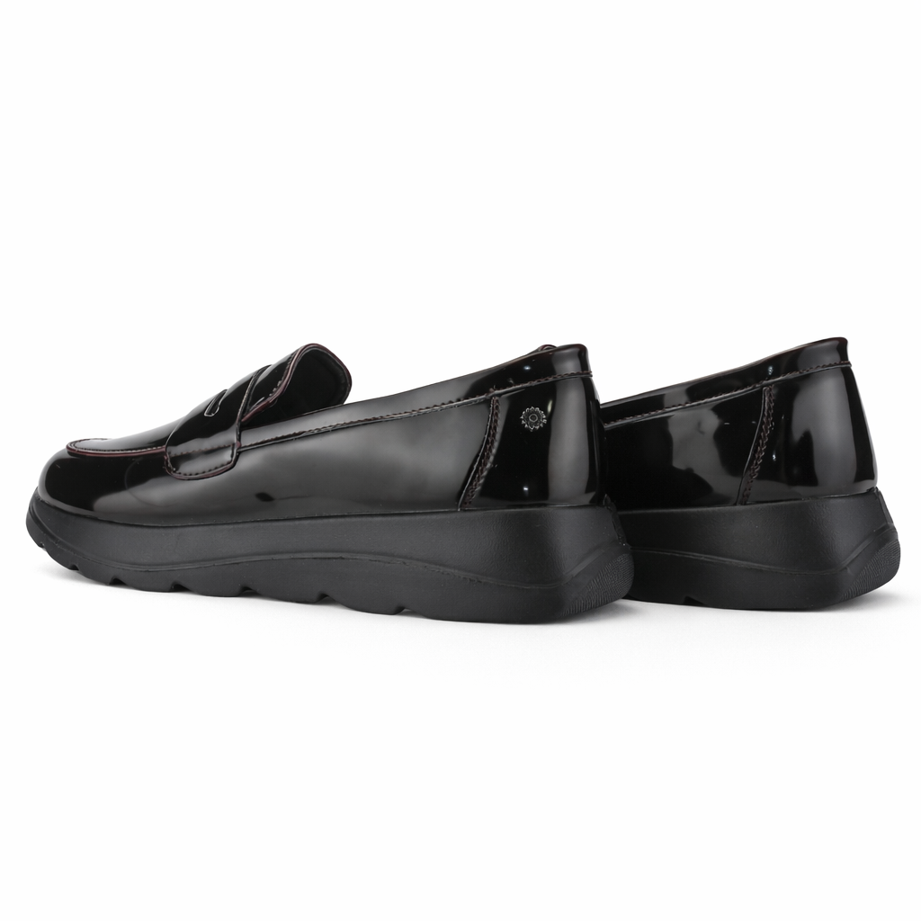 Mocasin Burdeo Mujer Casual Chalada Onix