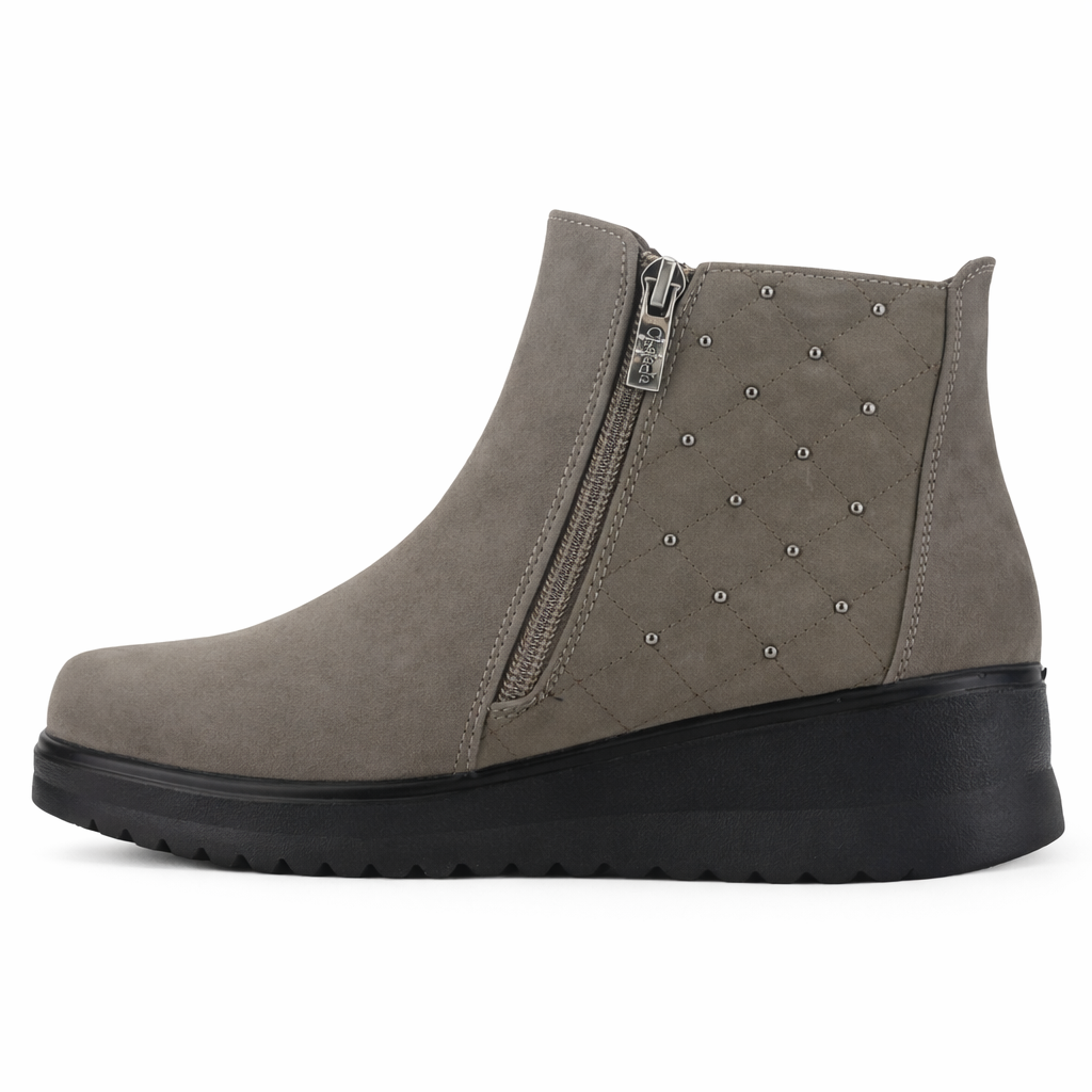 Botin Taupe Mujer Casual Chalada Rayo