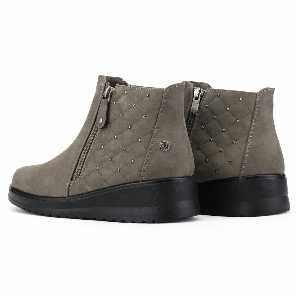 Botin Taupe Mujer Casual Chalada Rayo