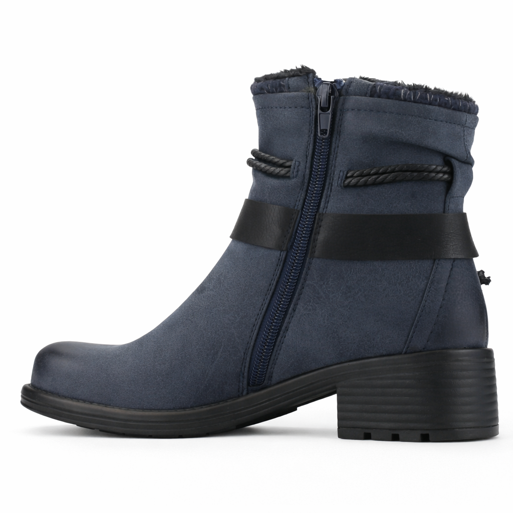 Botin Azul Mujer Casual Chalada Torke