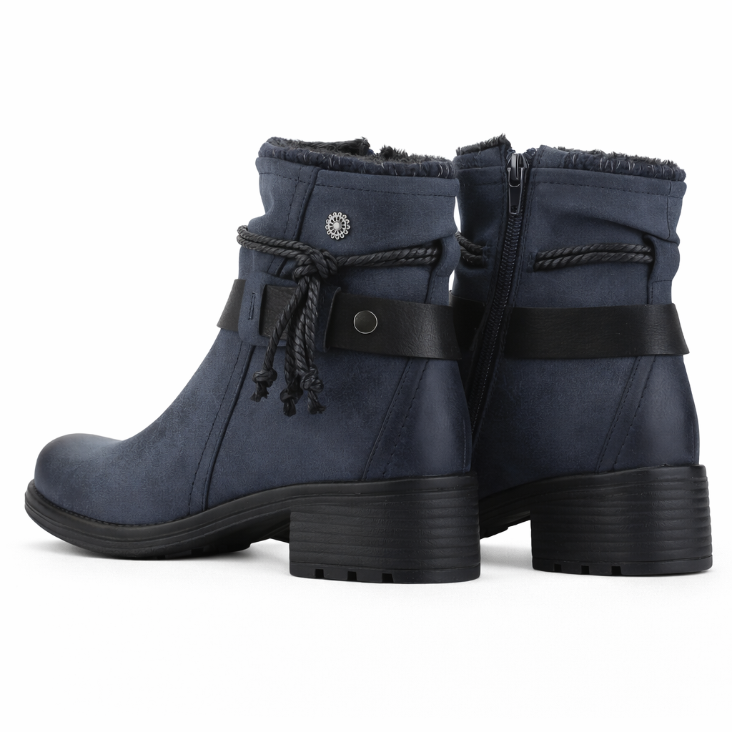 Botin Azul Mujer Casual Chalada Torke