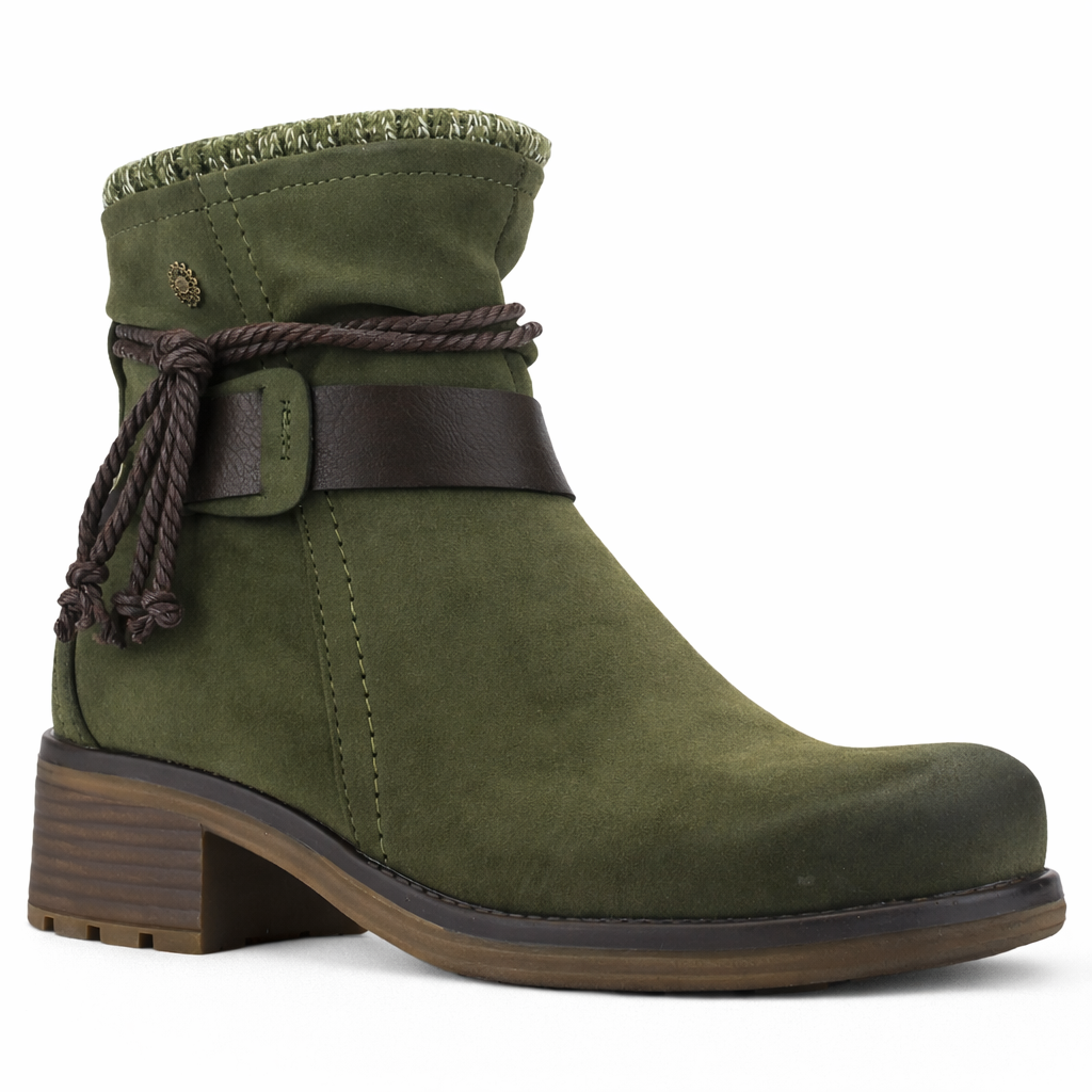 Botin Oliva Mujer Casual Chalada Torke